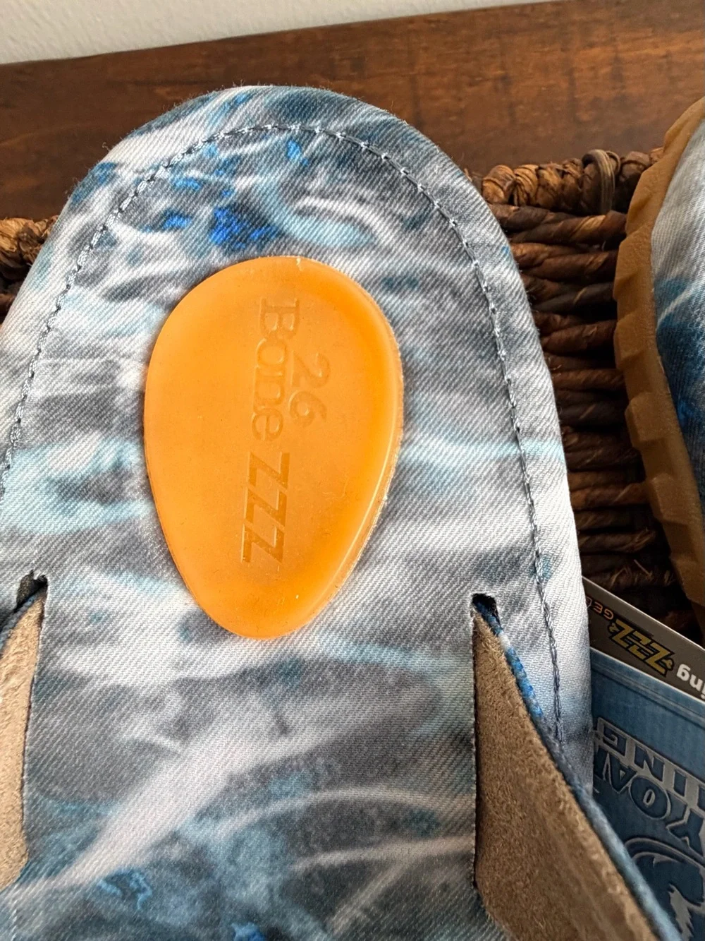 26BoneZZZ Chillzzz Flip Flops For Men Memory Foam Heel Pad Grip Size 9